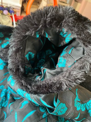 Cappotto di pelliccia sintetica donna nero