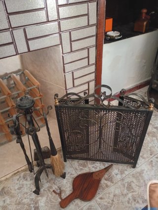 Accesorios para chimenea: set completo