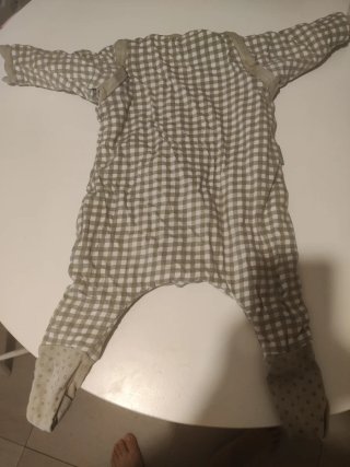 Manta Pijama Molis&co a cuadros Mint Tea