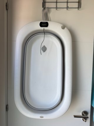 Bañera Bebé Plegable con Soporte