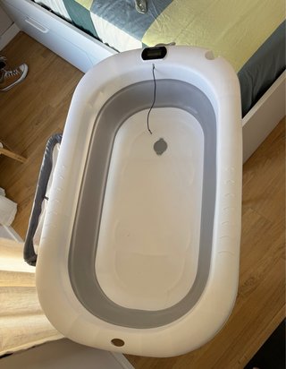 Bañera Bebé Plegable con Soporte