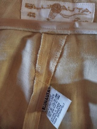Traje de lino BLUMARINE beige Talla M