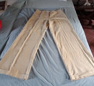 Traje de lino BLUMARINE beige Talla M