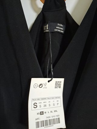 Vestido corto Zara negro sin estrenar