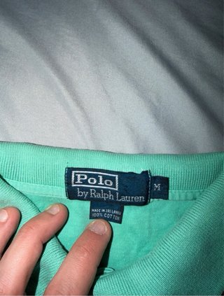 Polo Ralph Lauren Verde Menta Talla M