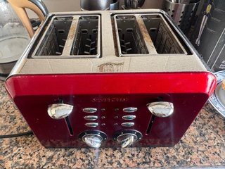 Tostadora Silver Crest Roja 4 Ranuras