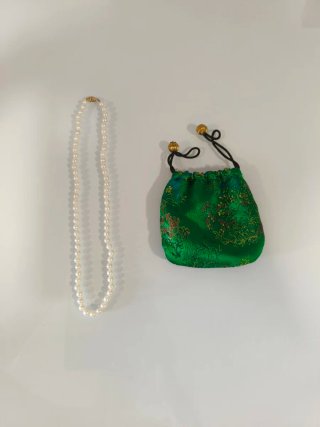 Elegante collar de perlas cultivadas de Agua Dulce