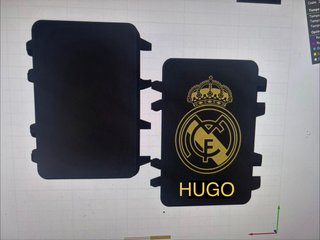 Caja Cromos Panini Doble Compartimento de tu equip