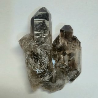 Cuarzo ahumado brillante grupo de cristales Brasil