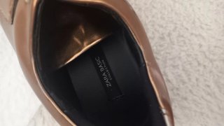 Zapatillas Zara Talla 37 Metalizadas Doradas