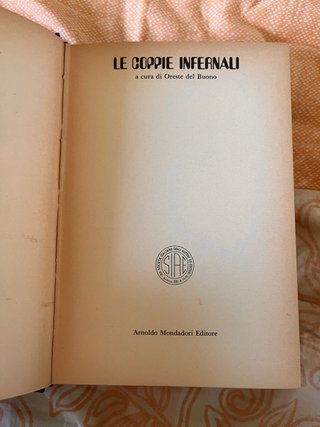 Le coppie infernali  Romanzi racconti cronache