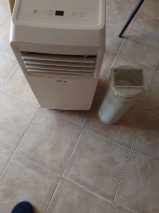 Aire Acondicionado Portátil Beige con mando I Tubo