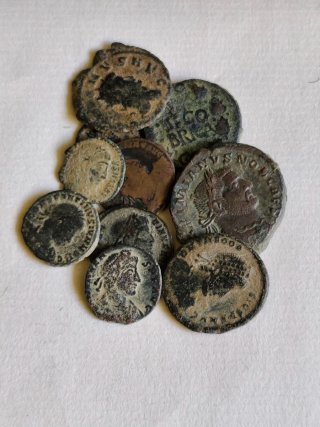 Lote 10 Monedas Romanas Antiguas