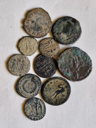 Lote 10 Monedas Romanas Antiguas
