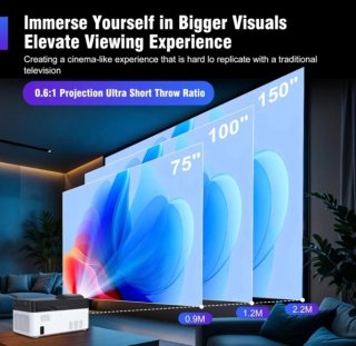 Proyector MAGCUBIC 900 ANSI 4K 1080P