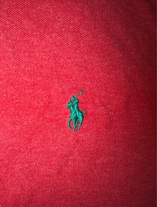 Polo Ralph Lauren Custom Fit Talla L Rojo
