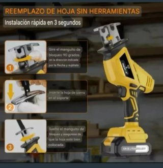Sierra Sable Inalámbrica Batería Recargable