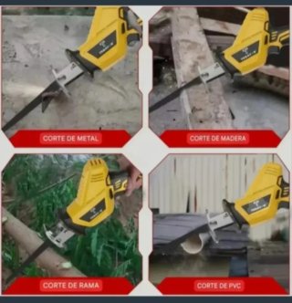 Sierra Sable Inalámbrica Batería Recargable