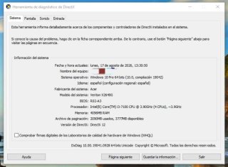 Acer Veriton X2640G  Ordenador de Sobremesa