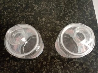 2 Botes de Cristal Decorativos