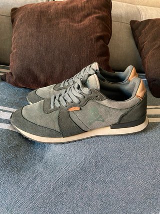 Zapatillas Scalpers Verde Oliva y Beige