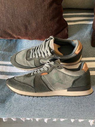 Zapatillas Scalpers Verde Oliva y Beige
