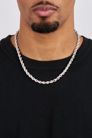 Cadena ICED OUT Plata 925 - Estilo Hip Hop