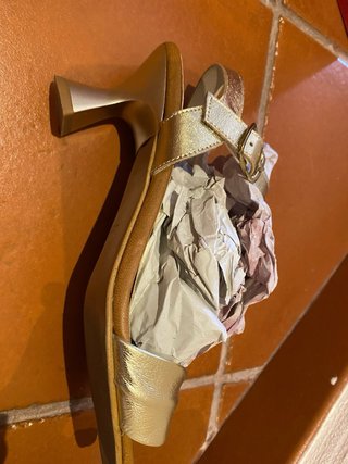 Sandalias doradas Made in Spain