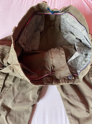 Pantalón cargo hombre verde oliva
