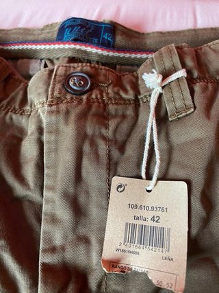 Pantalón cargo hombre verde oliva