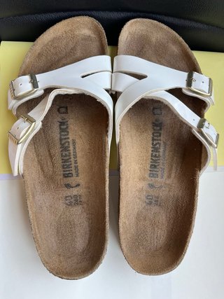 Sandalias Birkenstock Blancas Talla 40