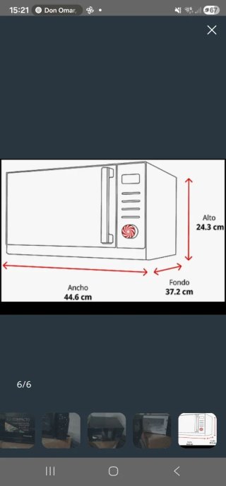 Microondas Taurus Compacto 700W