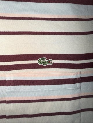 Polo Lacoste Vintage Rayas Talla 4 (M/L)