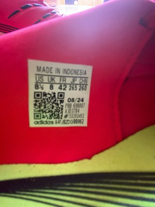 Botas de fútbol Adidas Predator Rojas