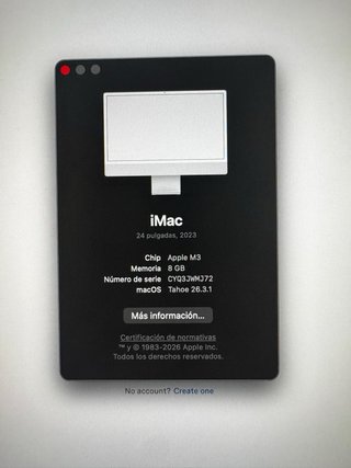 iMac 24” M3 (2023) Plata - Poco Uso