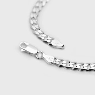 Cadena CUBANA MIAMI Plata de ley 925 - 4 mm