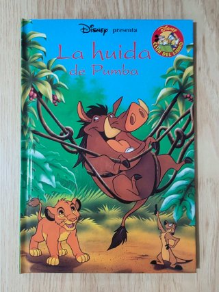 Clásico cuento Disney."La huida de Pumba". Salvat.