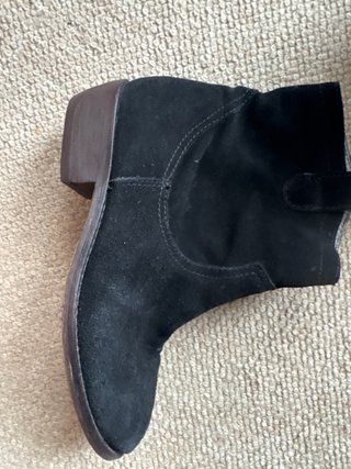 Botines ante negro mujer Tacón recién puesto