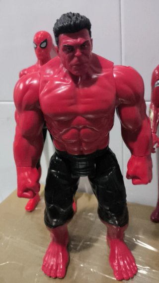 Figuras Superhéroes Marvel Hulk Rojo