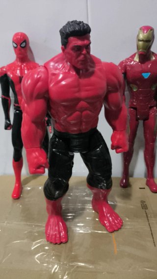 Figuras Superhéroes Marvel Hulk Rojo