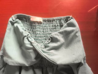 Vestido corto verano verde