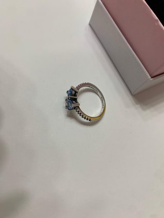 Anillo Pandora Lazo Azul Plata bridgerton 54