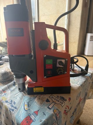Taladro Magnético VEVOR Rojo