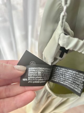 Vestido Zara verde seda XS