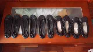 Lote 5 Bailarinas Plegables Novia/Boda