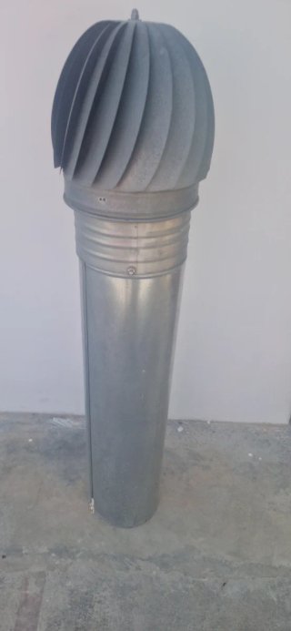 Tubo chimenea 250mm y sombrerete