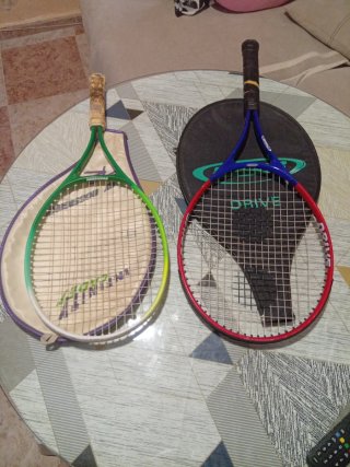 2 Raquetas de Tenis con Fundas