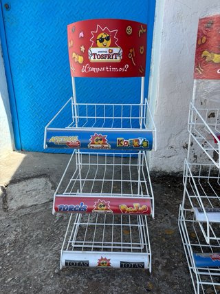 Expositores para snacks