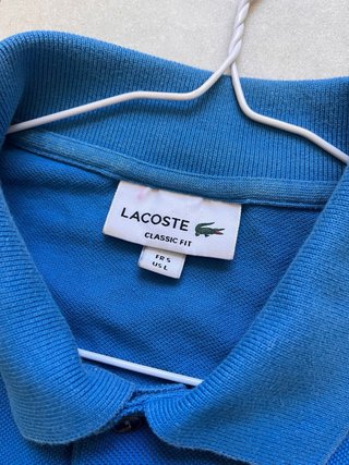 Polo Lacoste Clásico Azul Talla L