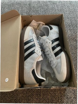 Adidas Samba Paillette Blanco Talla 40